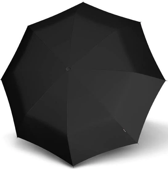 Knirps Taschenregenschirm "T.301 Large Duomoatic, uni black" günstig online kaufen