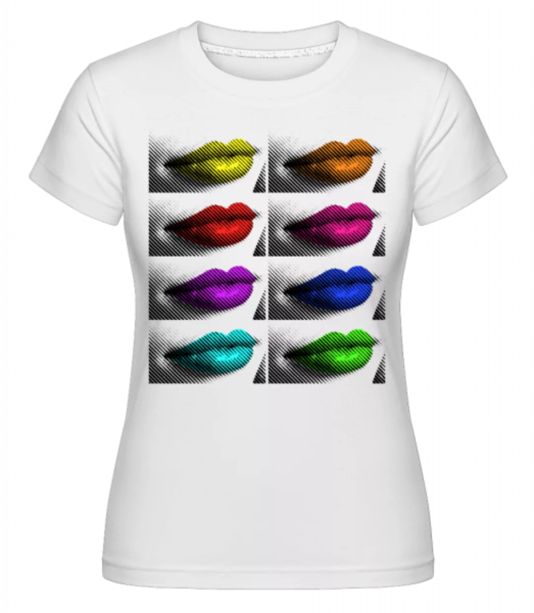 Regenbogen Lippen · Shirtinator Frauen T-Shirt günstig online kaufen