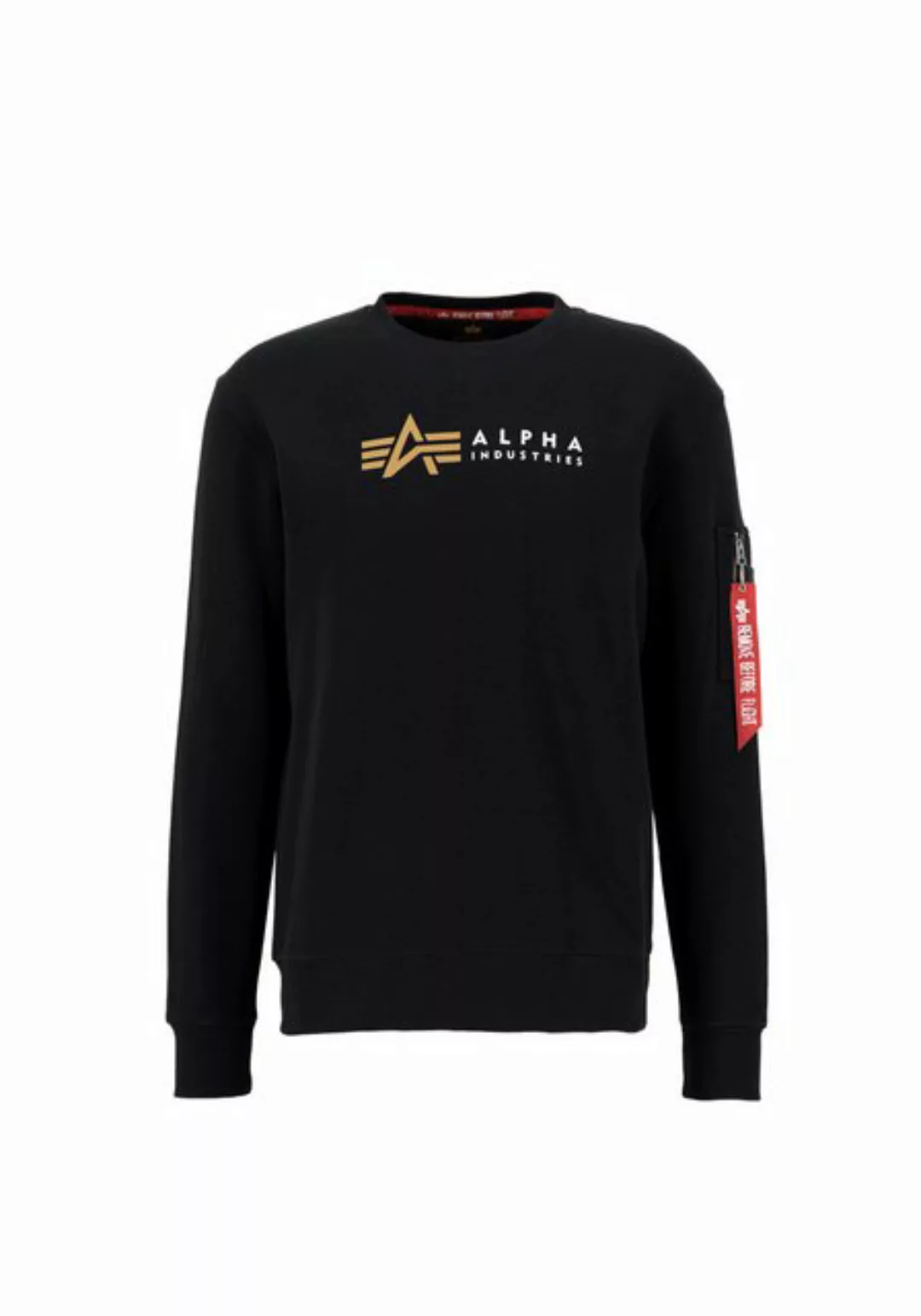 Alpha Industries Sweater "Alpha Industries Men - Sweatshirts Alpha Label Sw günstig online kaufen