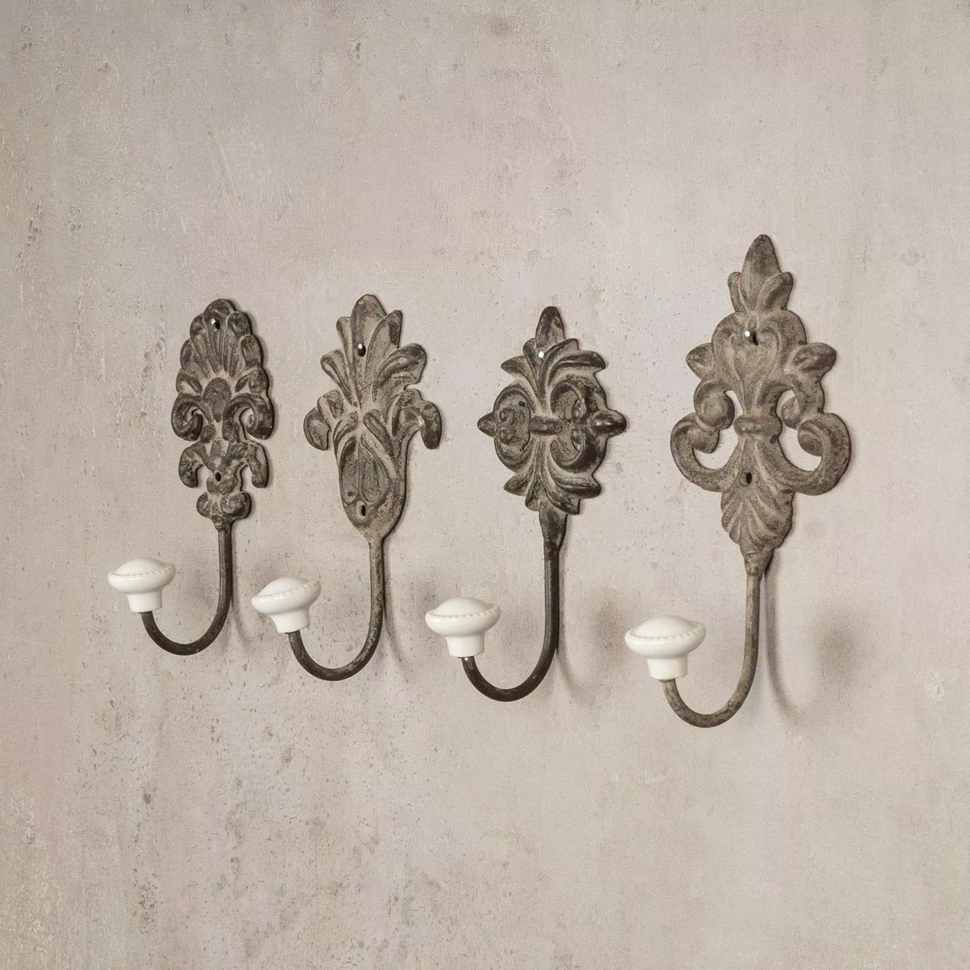 Levandeo® Garderobenhaken, 4tlg. Haken Set Wandhaken günstig online kaufen
