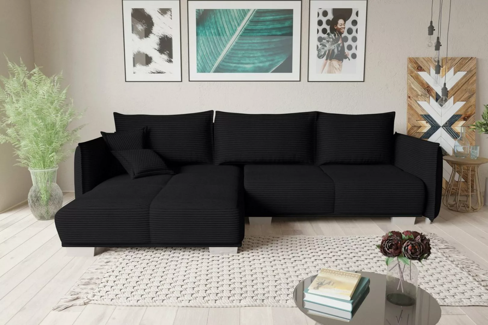 99rooms Ecksofa Bennet, L-Form, Eckcouch, Design günstig online kaufen