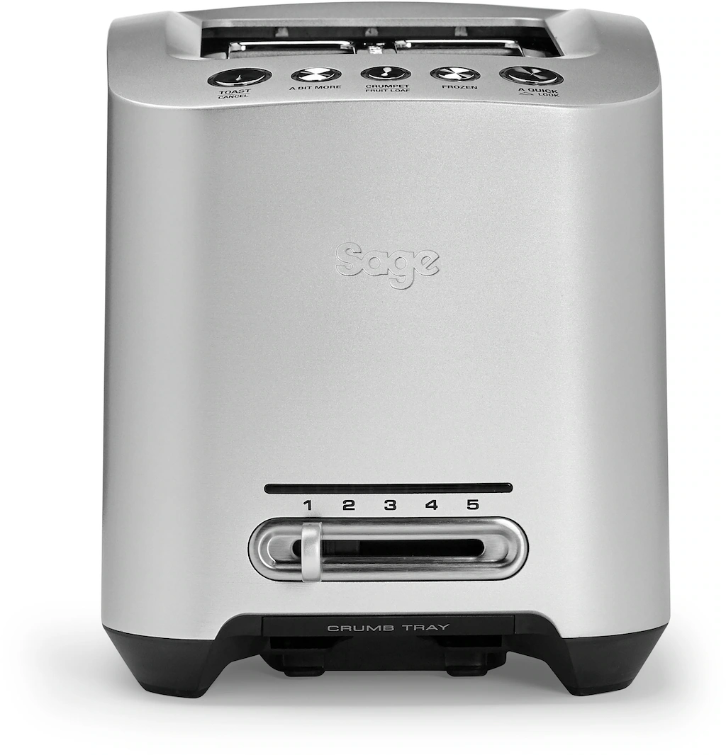 Sage Toaster »the Smart Toast, STA825BAL«, 2 kurze Schlitze, 1000 W günstig online kaufen
