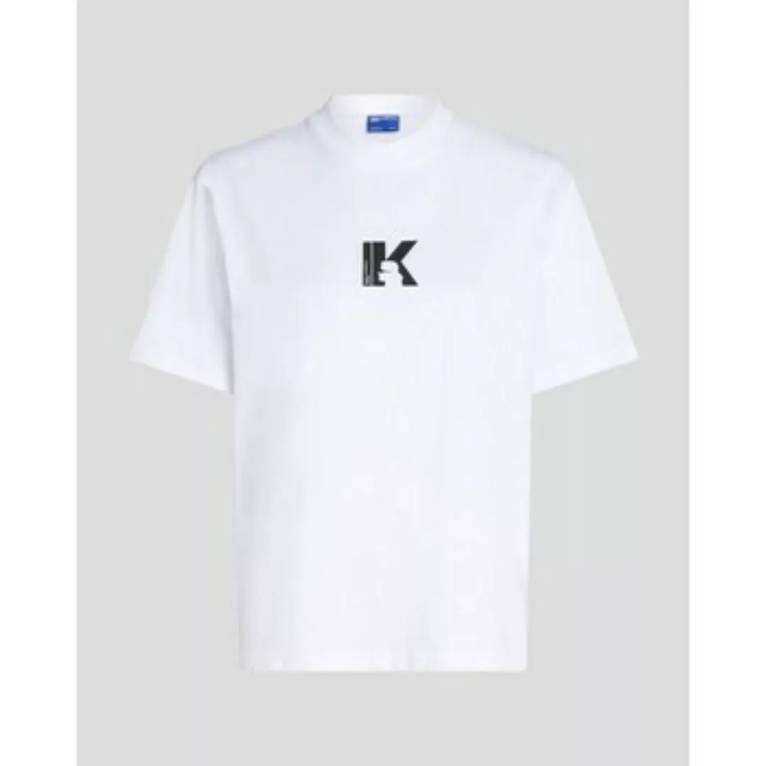 Karl Lagerfeld  T-Shirts & Poloshirts A1W17031 REG SS LOGO TEE günstig online kaufen