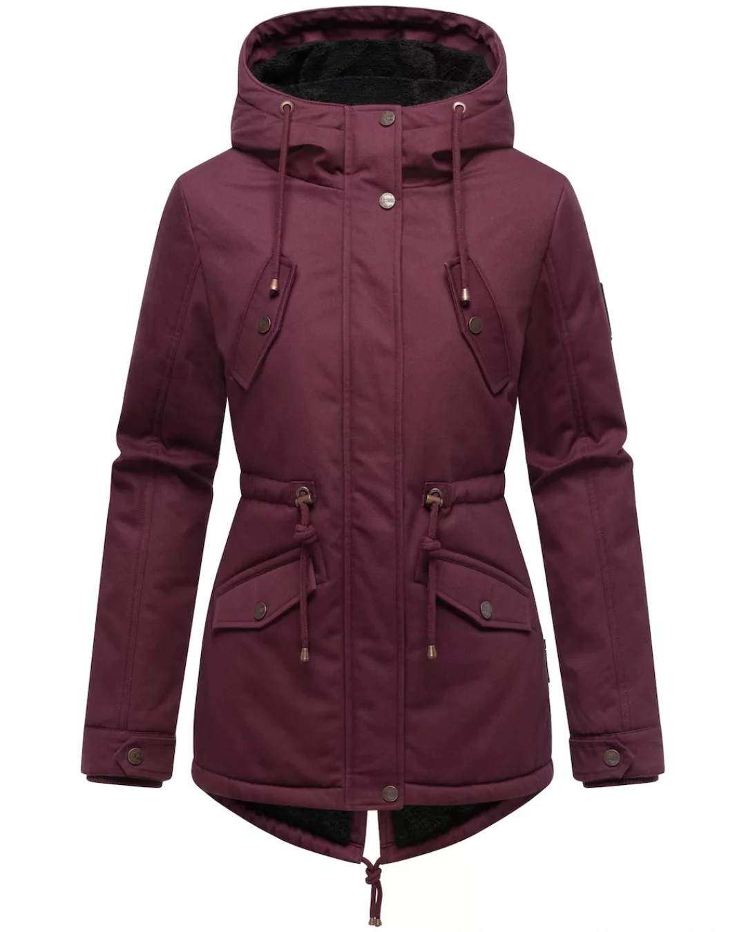 Marikoo Winterjacke "Manolya", mit Kapuze, stylischer Kurzmantel mit weiche günstig online kaufen