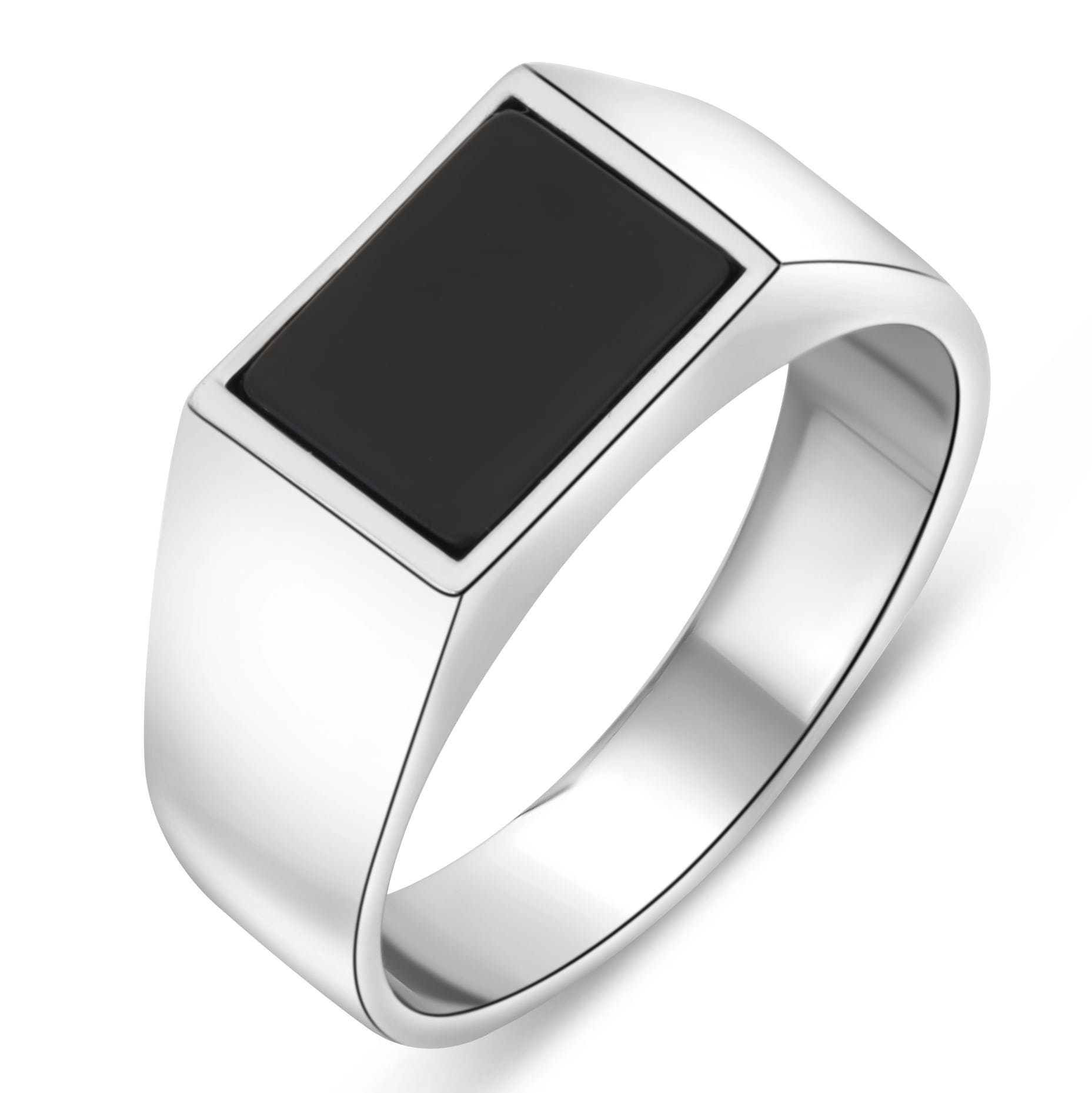 Tony Fein Siegelring Onyx Stein Schwarz günstig online kaufen