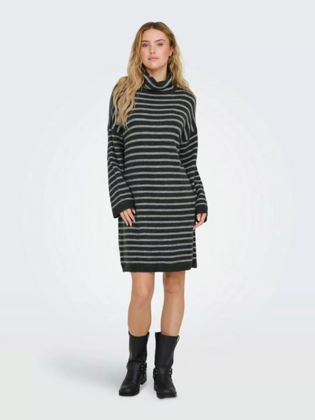 ONLY Strickkleid "ONLTALIO LS STRIPE ROLLNECK DRESS BF KNT" günstig online kaufen