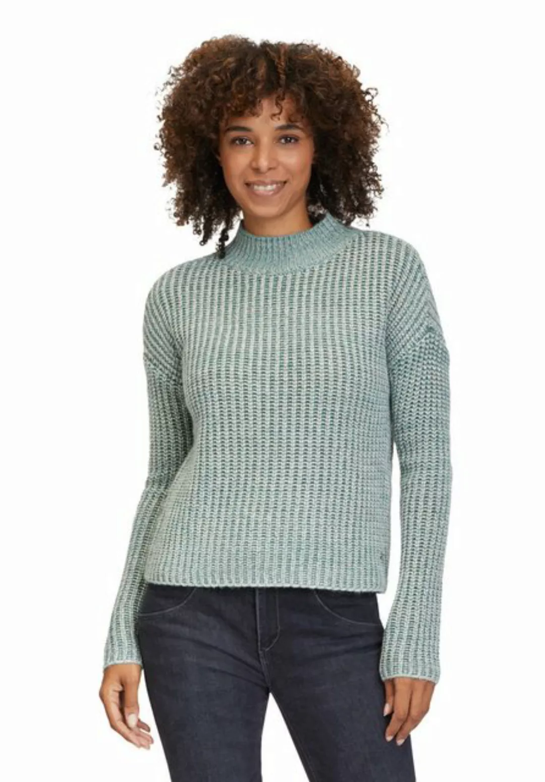 Betty&Co Strickpullover "Betty & Co Strickpullover mit Struktur", Kragen günstig online kaufen