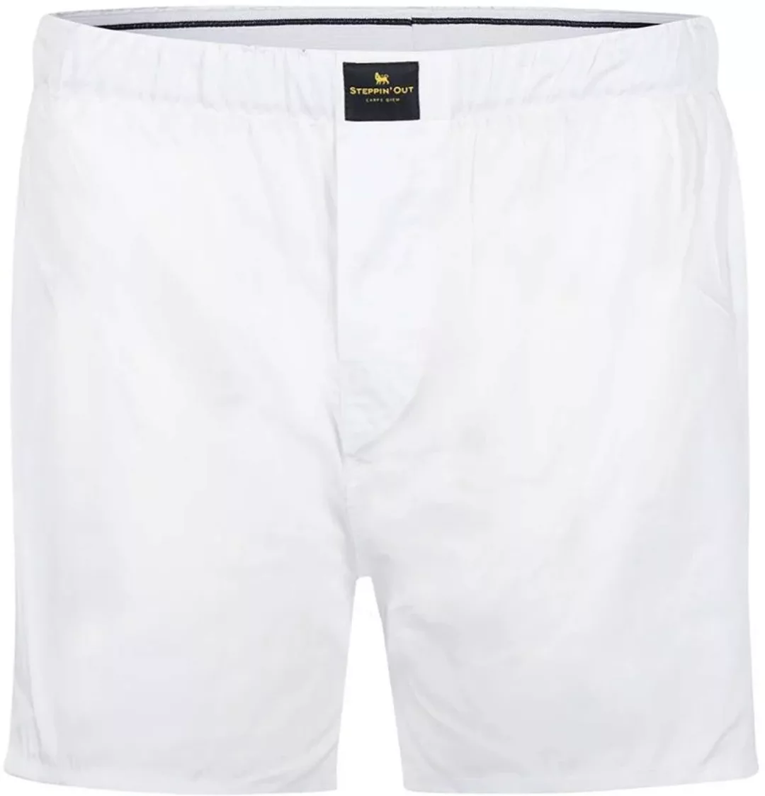 Steppin' Out Boxershort Poplin Weiß - Größe XXL günstig online kaufen