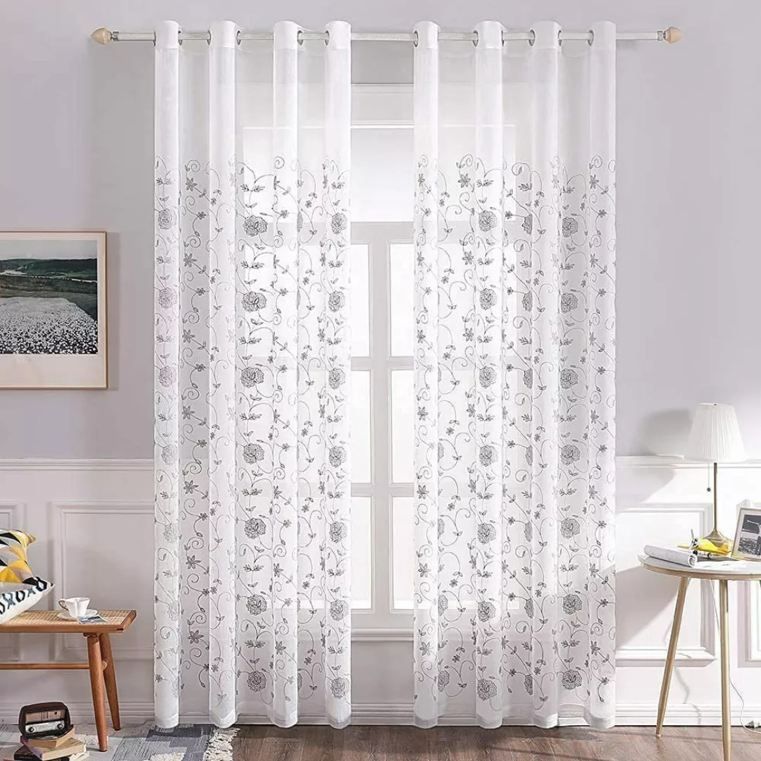 BYSURE Gardine, Ösen (2 St), transparent, günstig online kaufen