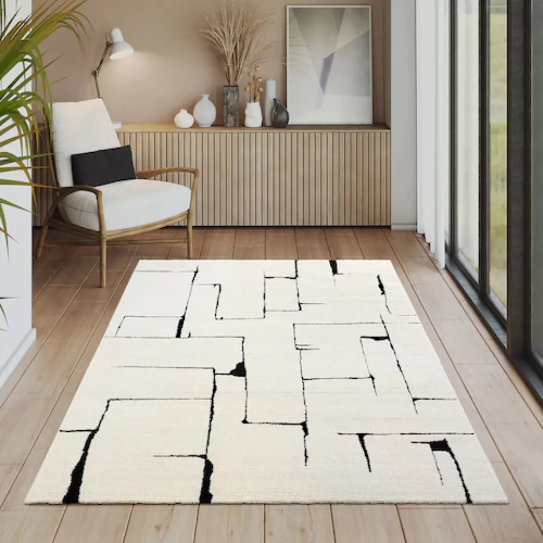 the carpet Teppich »Everest«, rechteckig, moderner Wohnzimmer Teppich hohe günstig online kaufen