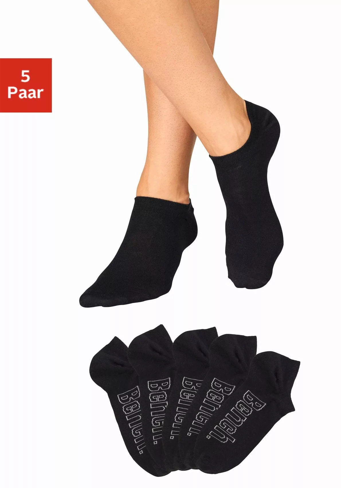 Bench. Sneakersocken, (Set, 5 Paar) günstig online kaufen