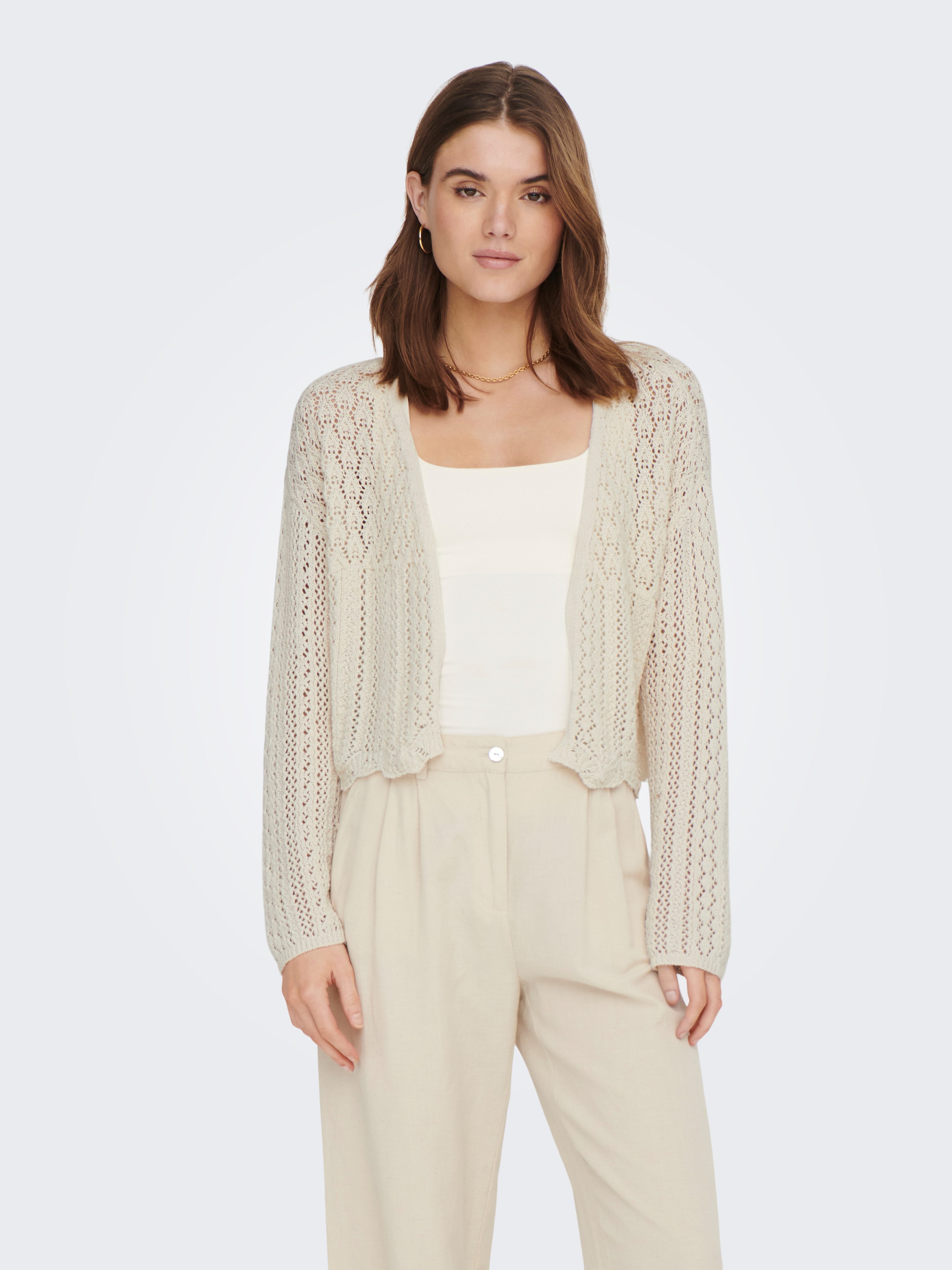ONLY Strickjacke ONLNOLA 7/8 LIFE OPEN günstig online kaufen