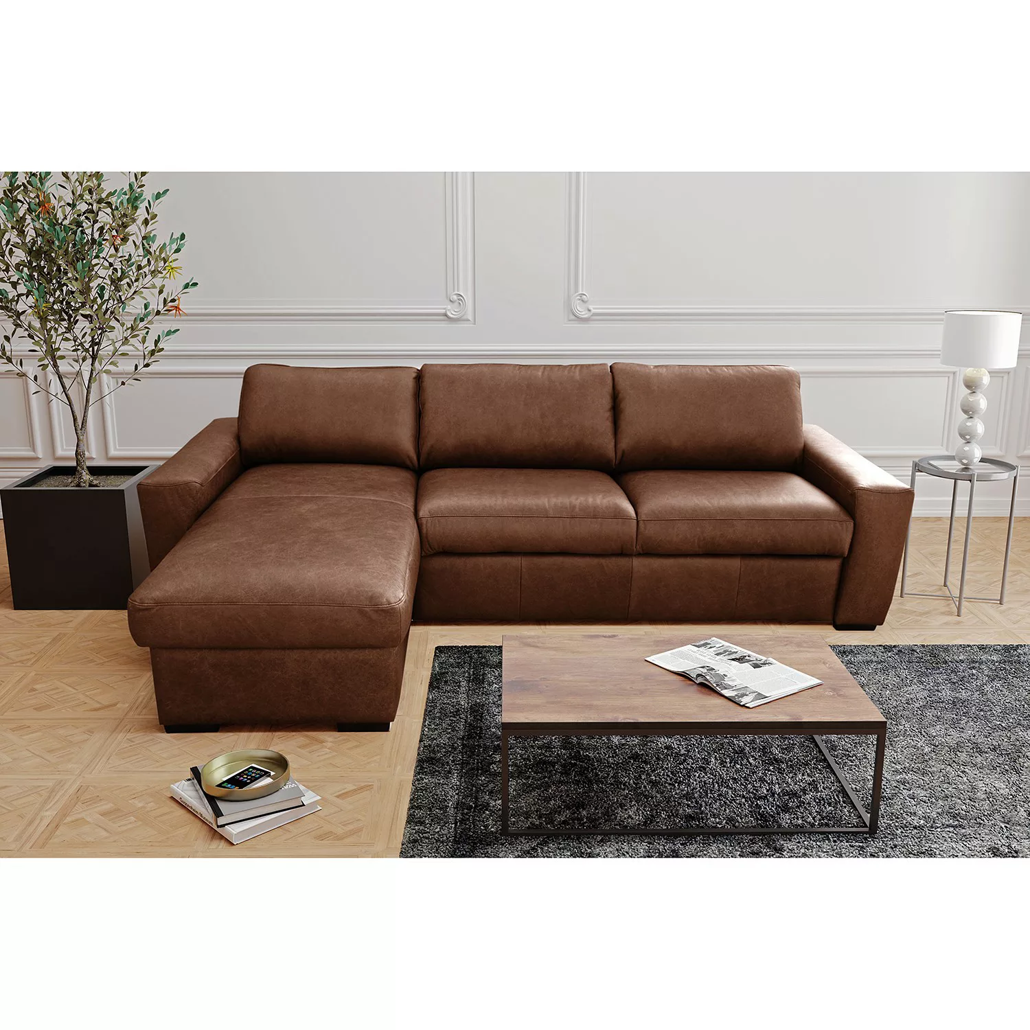 home24 Ecksofa Langford günstig online kaufen