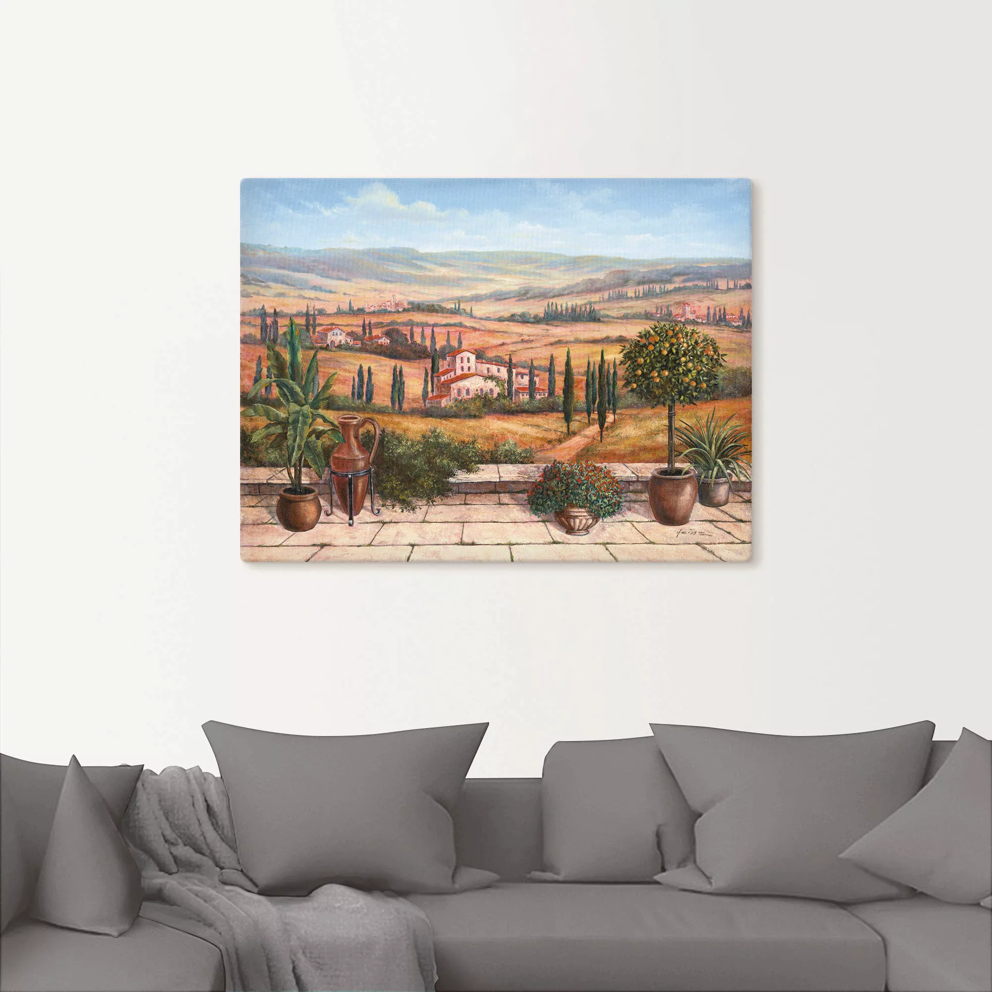 Artland Wandbild "Terrasse", Europa, (1 St.) günstig online kaufen
