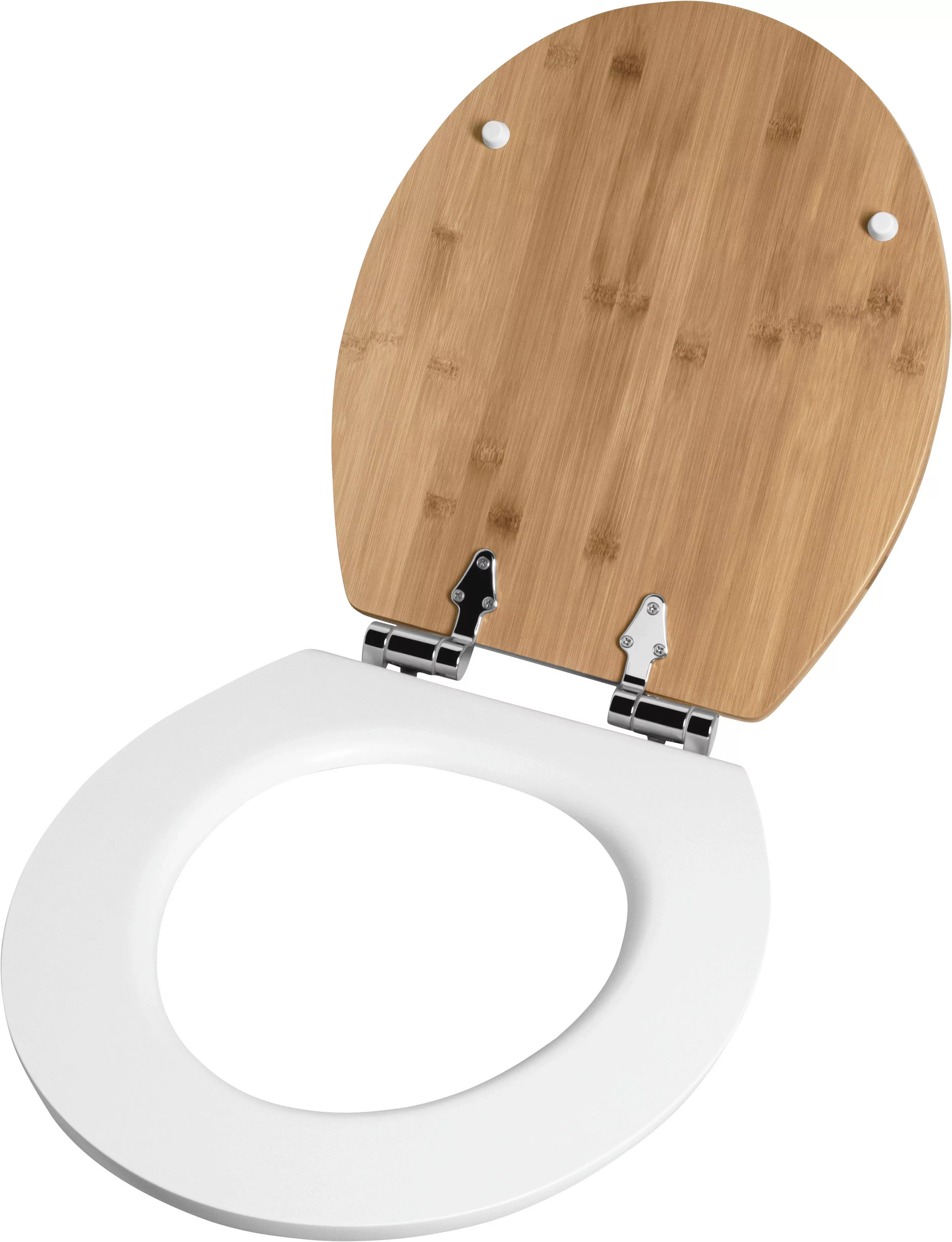 CORNAT WC-Sitz "Ligna", Absenkautomatik, hochwertiges Echtholz & MDF - Bamb günstig online kaufen