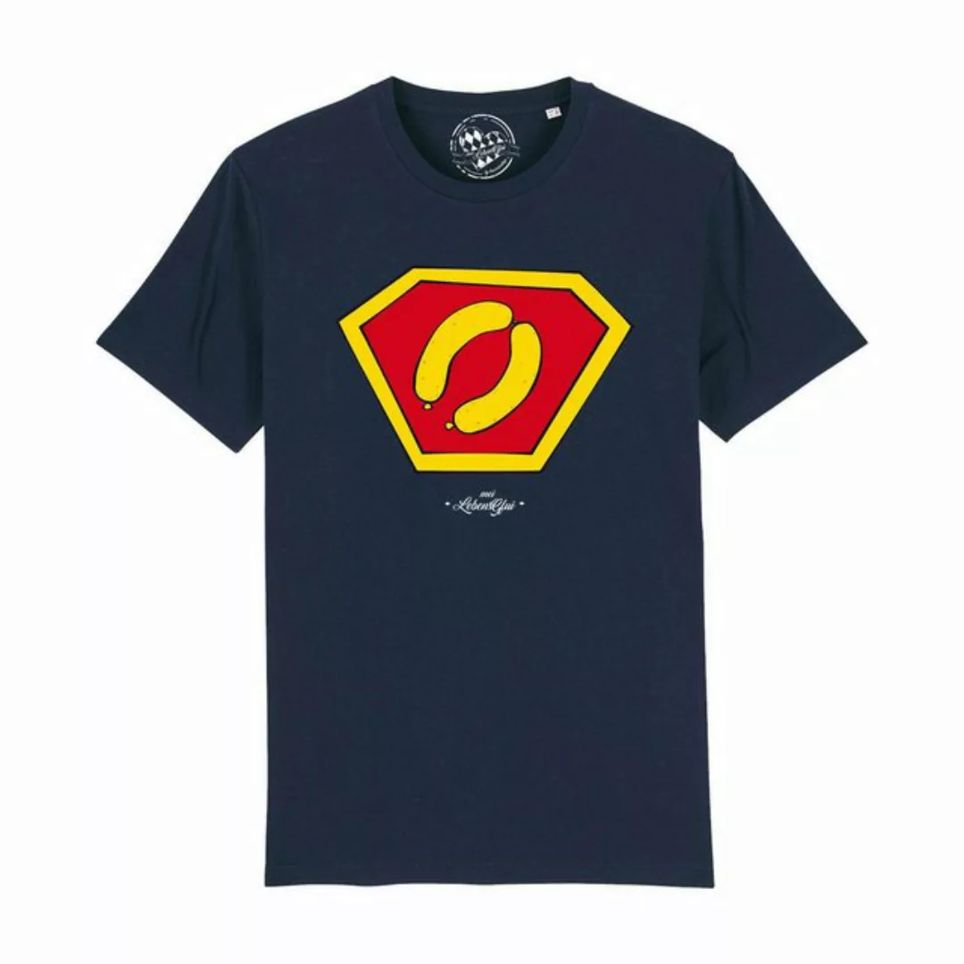 Bavariashop T-Shirt Herren T-Shirt "Super-Weißwurscht günstig online kaufen