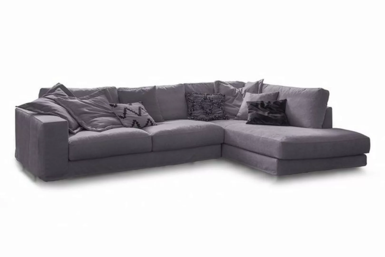 daslagerhaus living Ecksofa Sofakombination Almeida Stoff günstig online kaufen