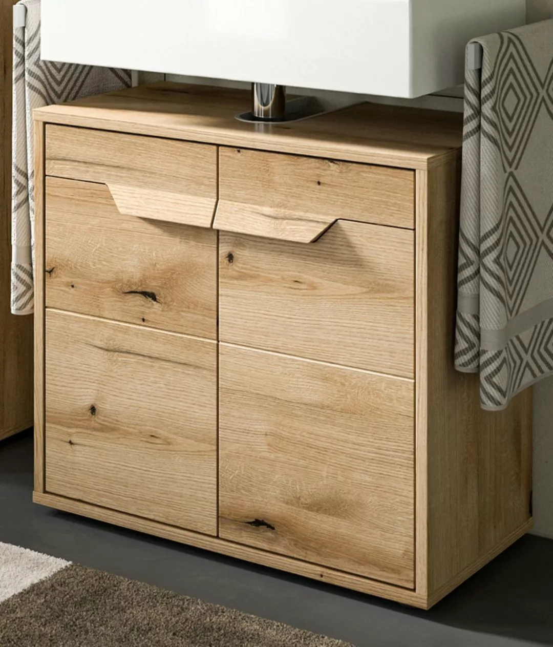 Inn.Furn Waschbeckenunterschrank Celia (Waschtisch in Evoke Eiche, 64 x 60 günstig online kaufen