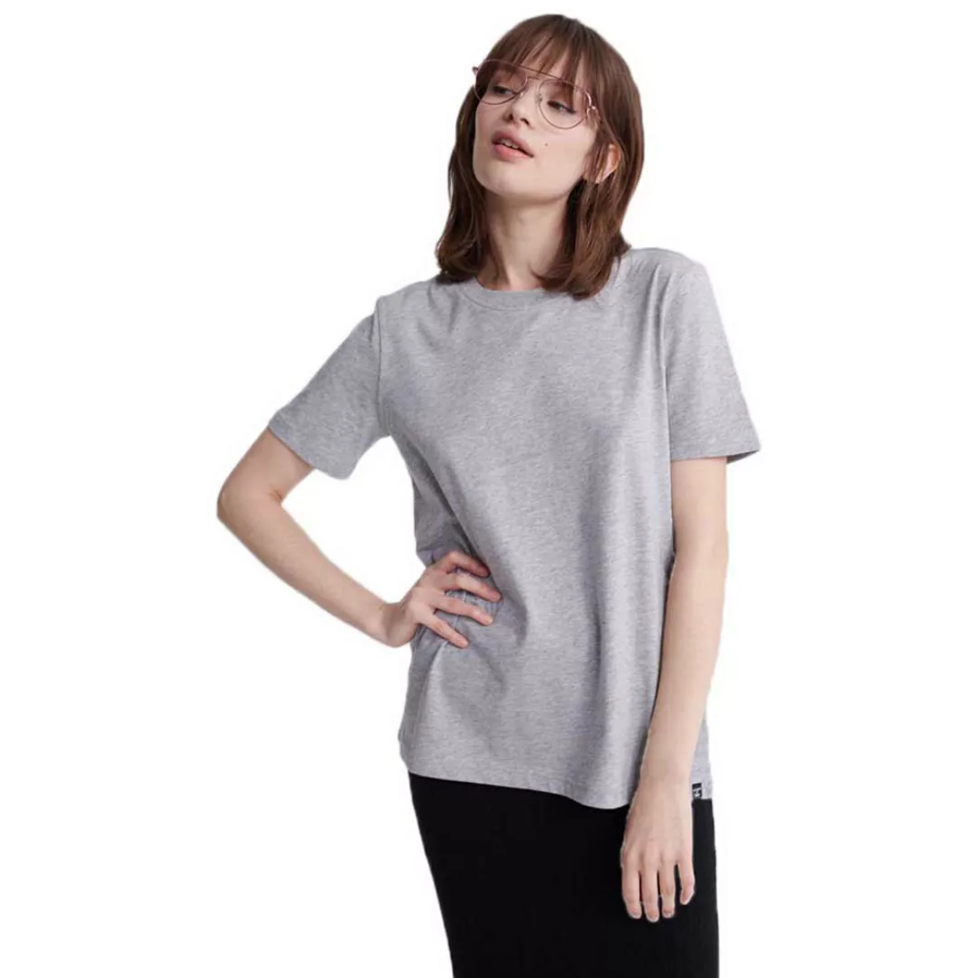 Superdry Organic Cotton Standard Label Kurzarm T-shirt M Blue Stone Grey Ma günstig online kaufen