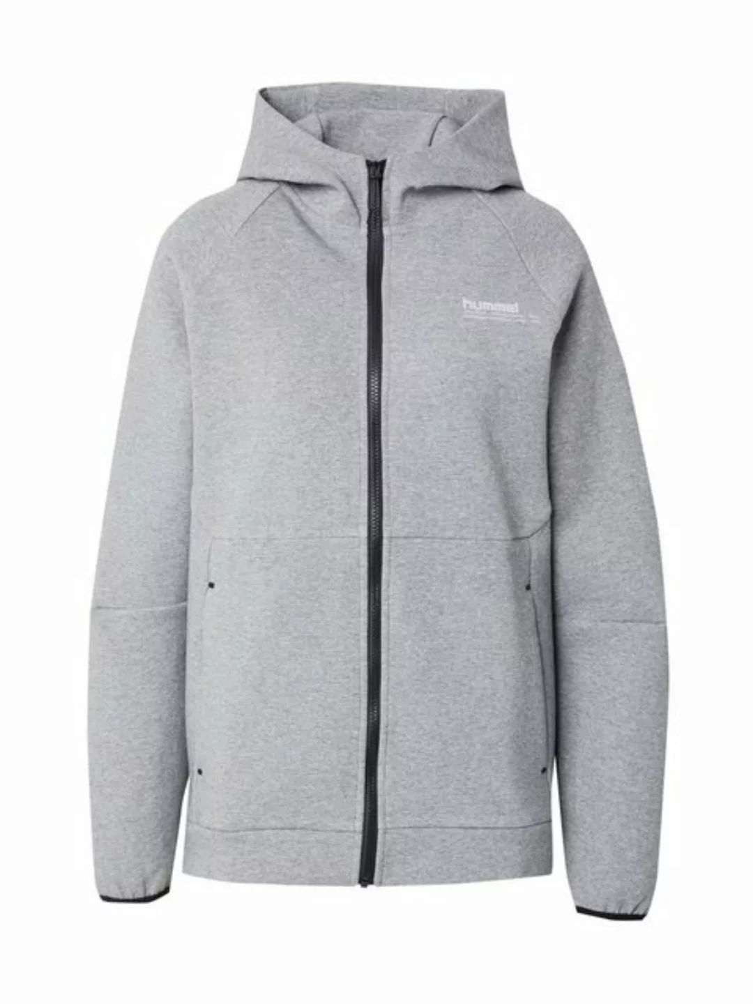 hummel Kapuzensweatshirt hmlTECH FLEECE REGULAR ZIP HOO GREY MELANGE günstig online kaufen