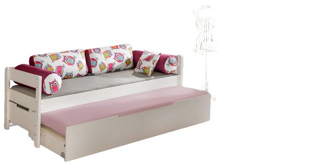 Xlmoebel Bett Kleinkindbett Kinderbett Gitterbett 210cm x 98cm x 75cm Weiß günstig online kaufen