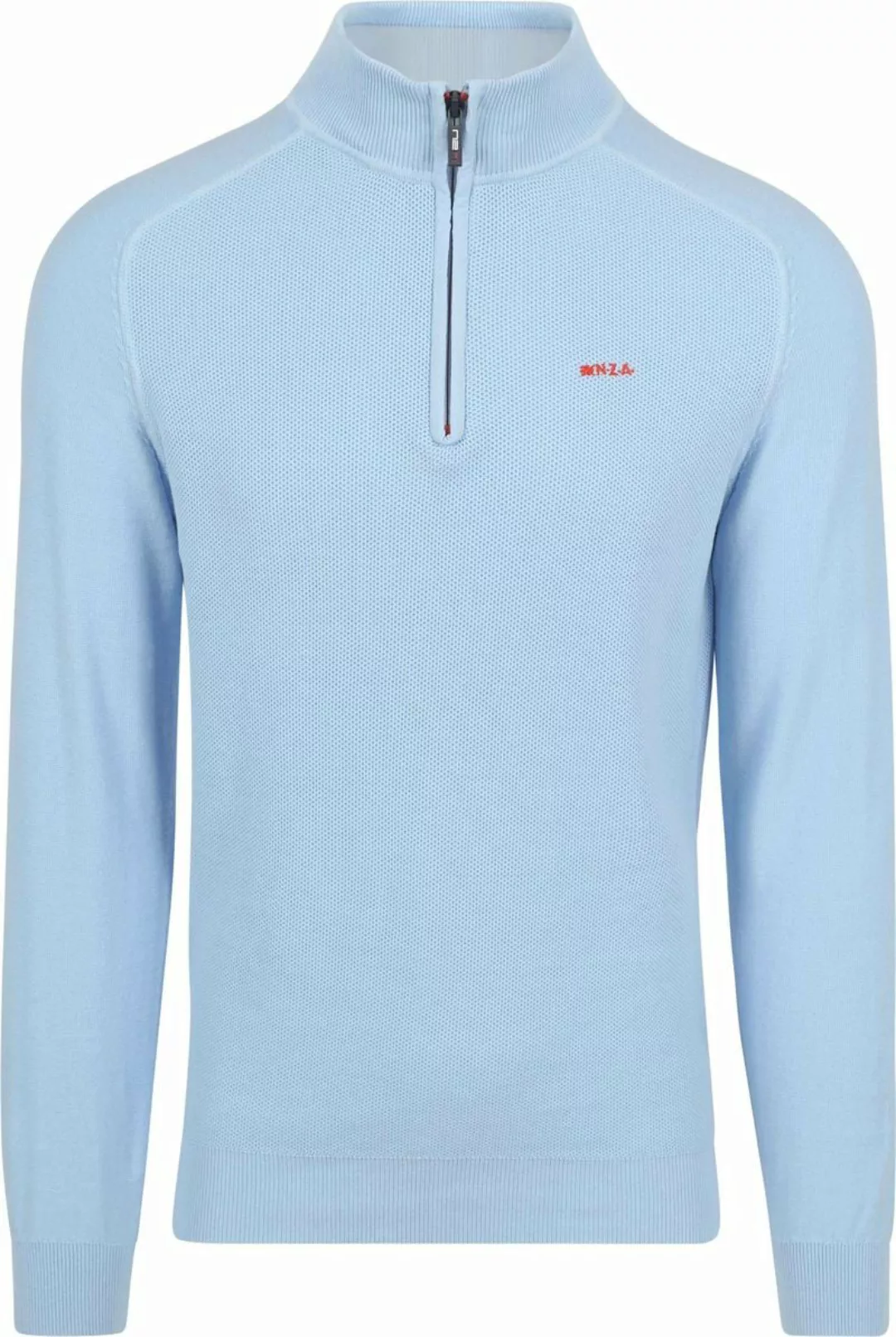 NZA Half Zip Pullover Kairaki Hellblau - Größe L günstig online kaufen