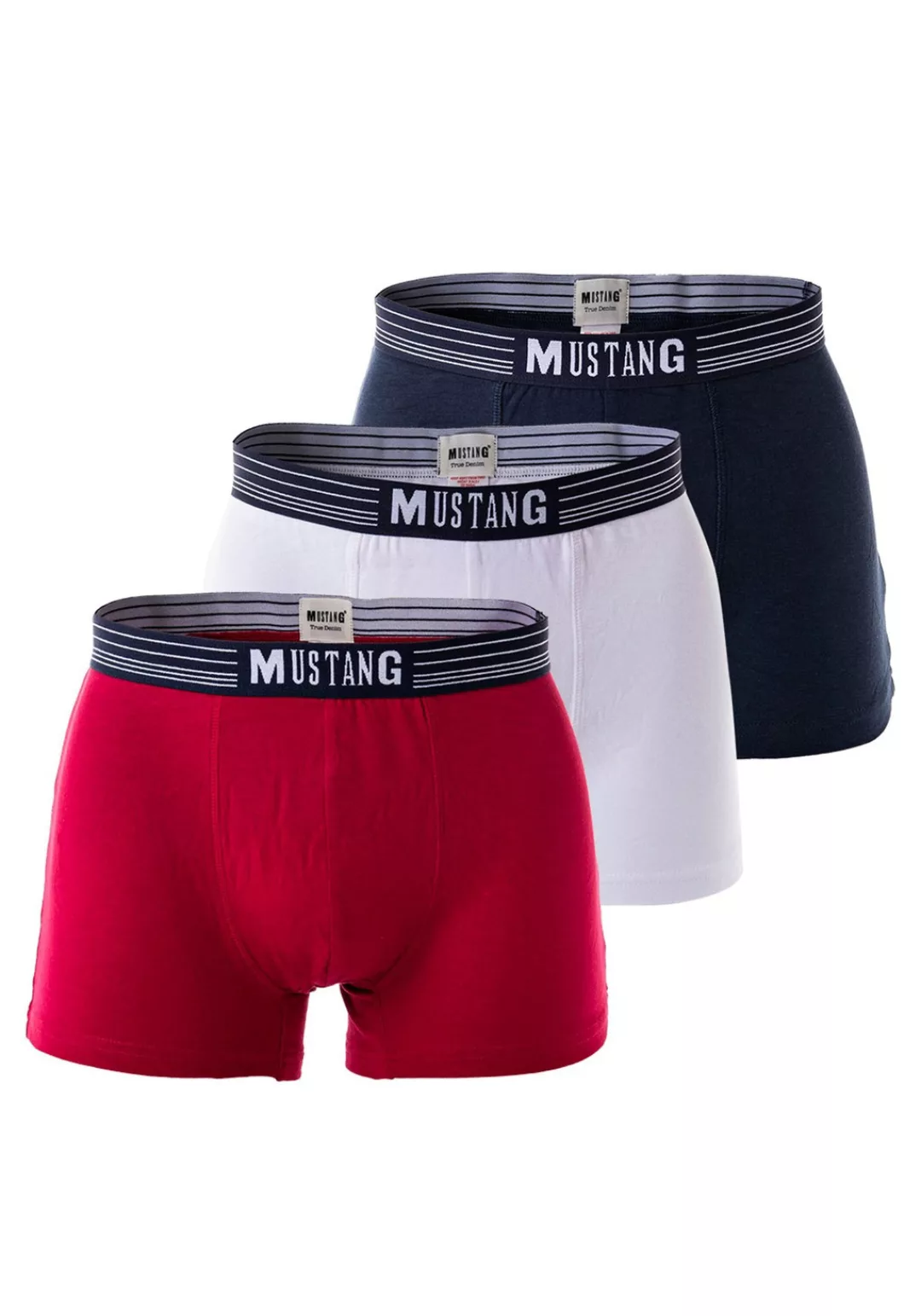 MUSTANG Boxershorts "Boxershort 3er Pack" günstig online kaufen