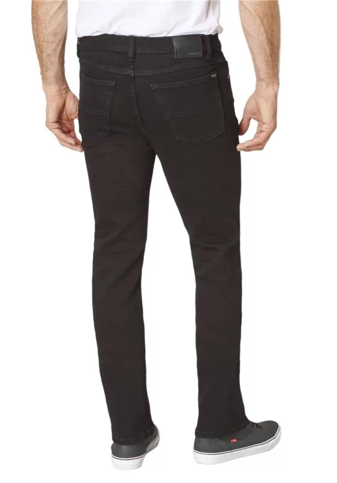 Paddock`s Herren Jeans Ranger - Slim Fit - Schwarz - Black/Black günstig online kaufen