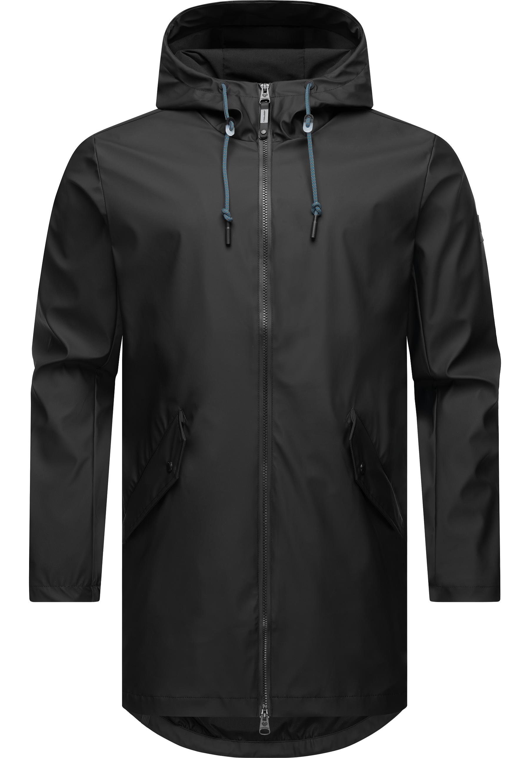 Ragwear Regenmantel "Sanwoy", Lange, wasserdichte Herren Regenjacke mit Kap günstig online kaufen