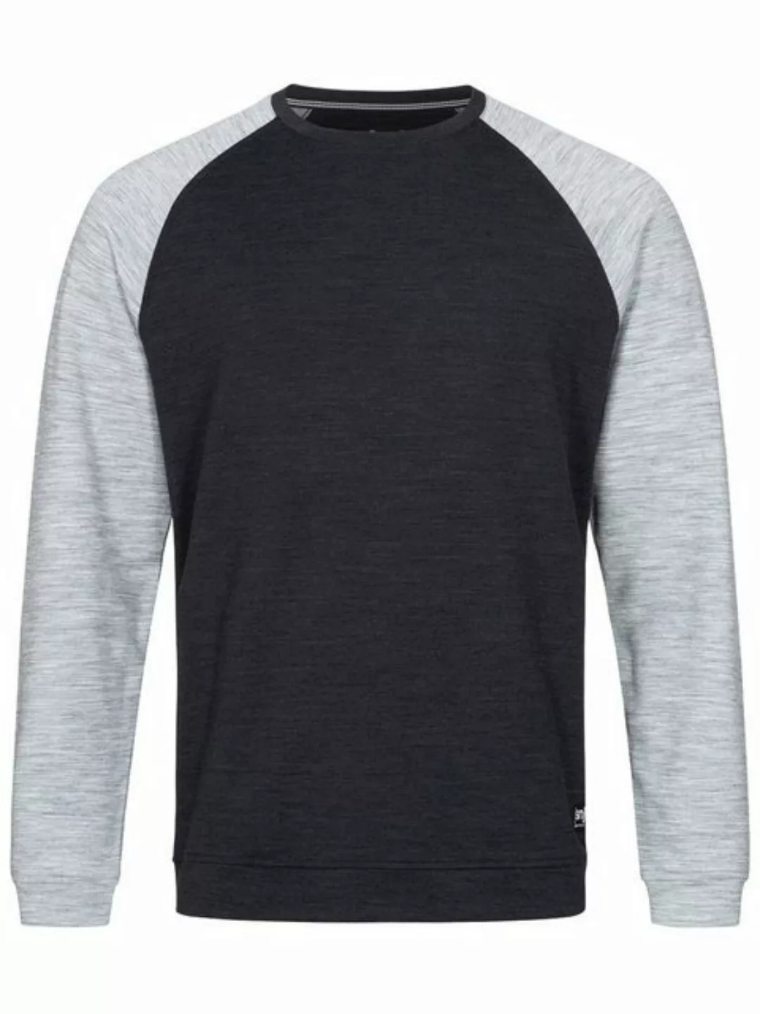 SUPER.NATURAL Sweatshirt Merino Sweatshirt M SIGNATURE CONTRAST CREW bequem günstig online kaufen