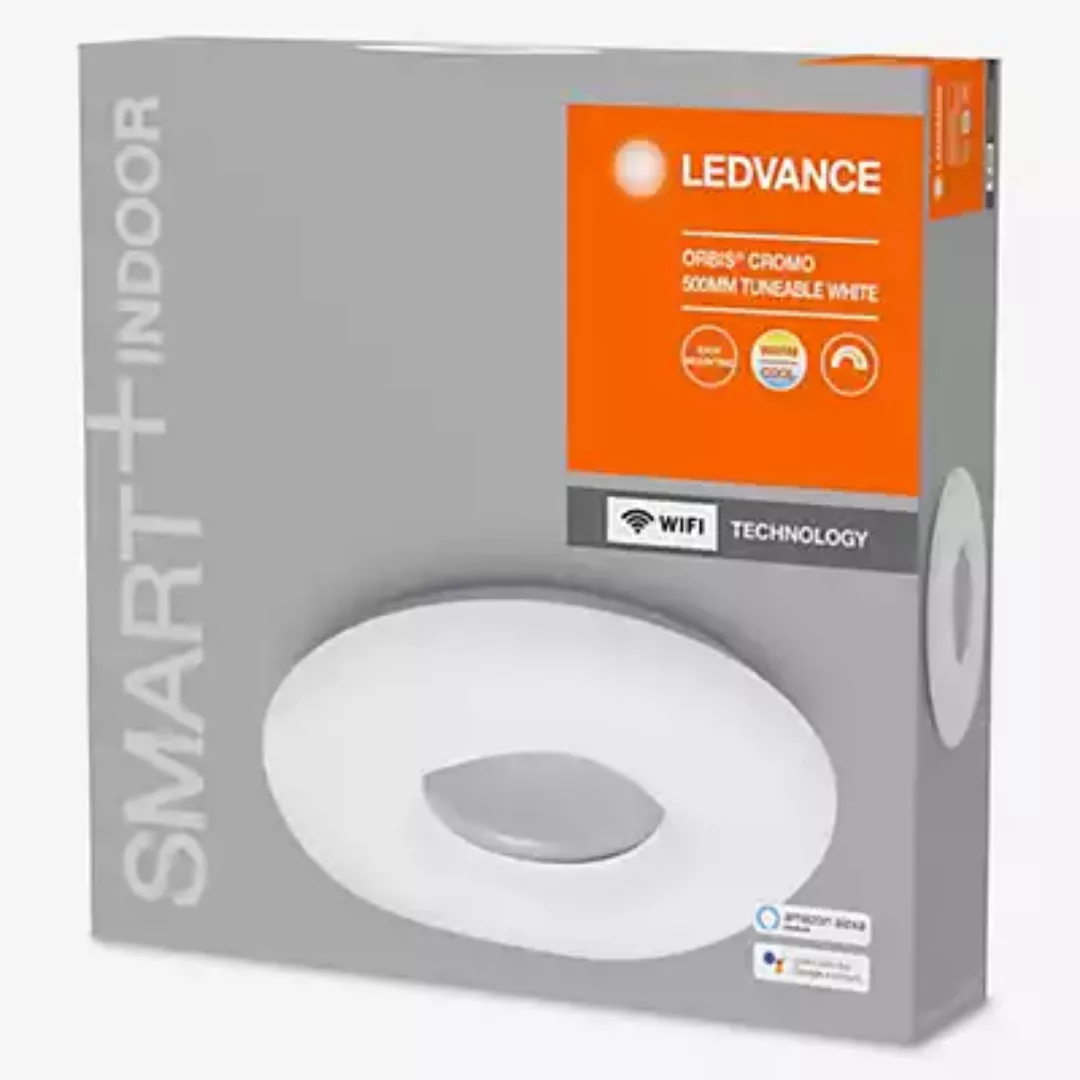 Ledvance Smart+ WiFi Deckenleuchte Orbis Cromo Ø 50 cm Tunable White günstig online kaufen