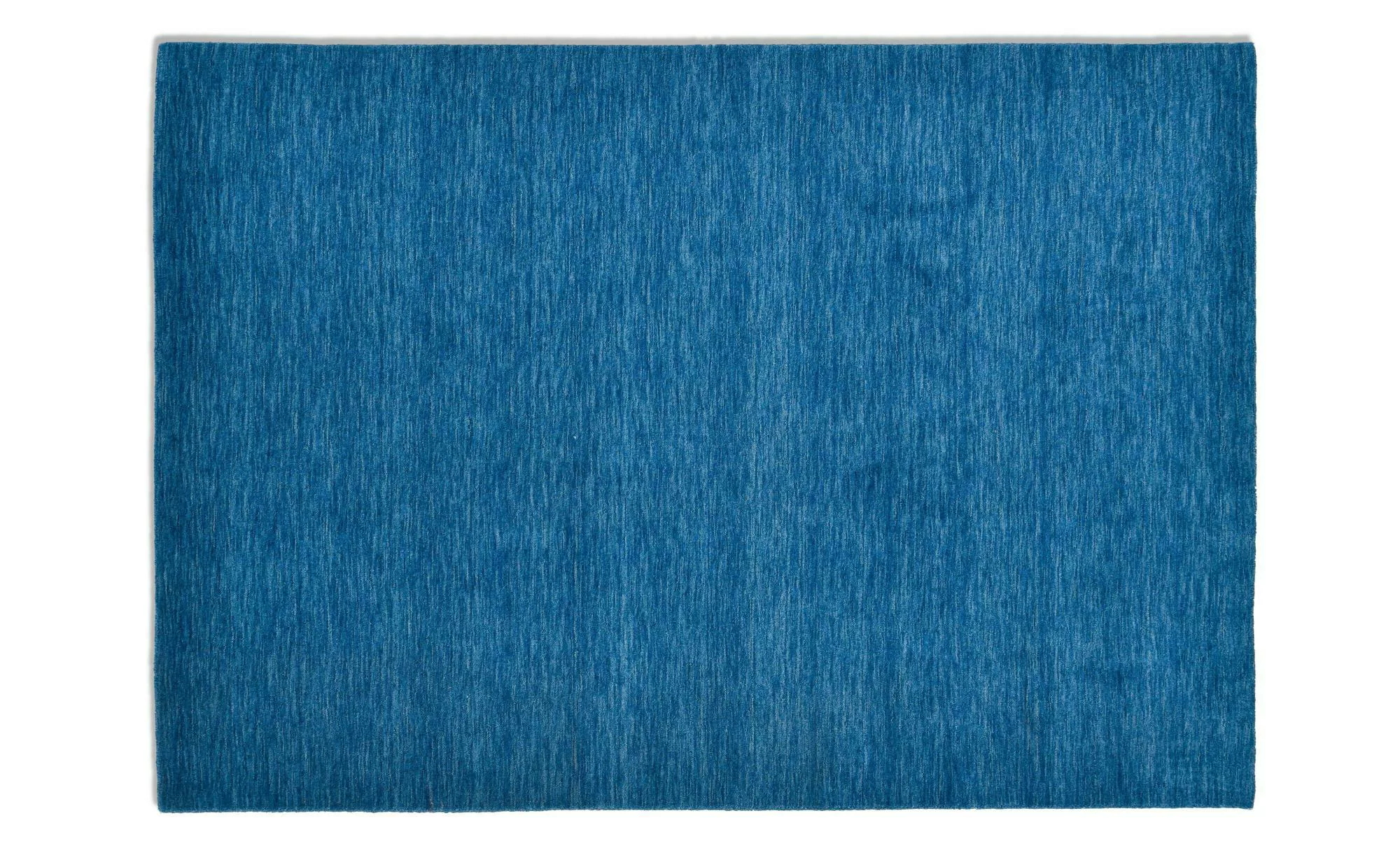 THEKO Handweber  Phalguna ¦ blau ¦ Wolle ¦ Maße (cm): B: 190 H: 1,3 Teppich günstig online kaufen