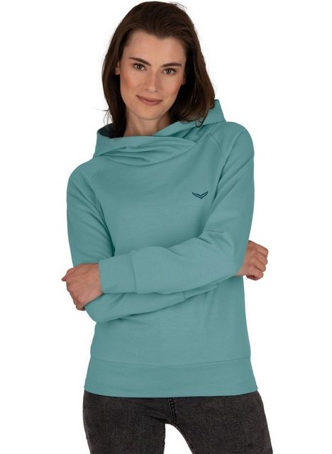 Trigema Sweatshirt TRIGEMA Modischer Hoodie aus Biobaumwolle (kbA) günstig online kaufen