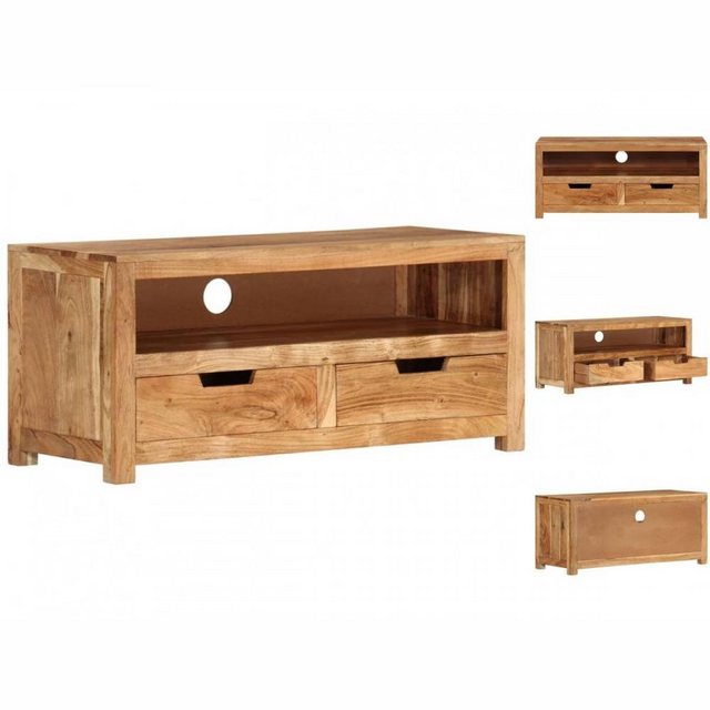 Vidaxl Tv-schrank 88x35x40 Cm Massivholz Akazie günstig online kaufen