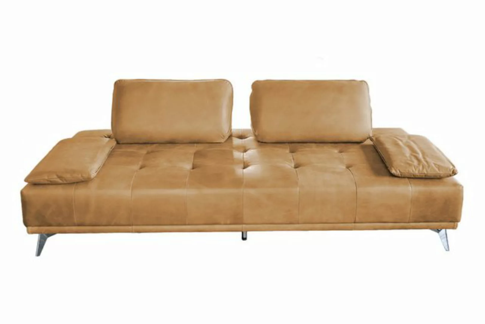 KAWOLA Schlafsofa WIOLO, Couch Daybed Leder mit oder ohne Hocker verschiede günstig online kaufen