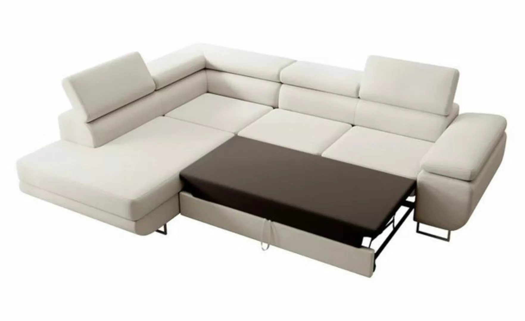 DB-Möbel Ecksofa "Stella" mit Schlaffunktion, Bettkasten,-Sofa vom Herstell günstig online kaufen