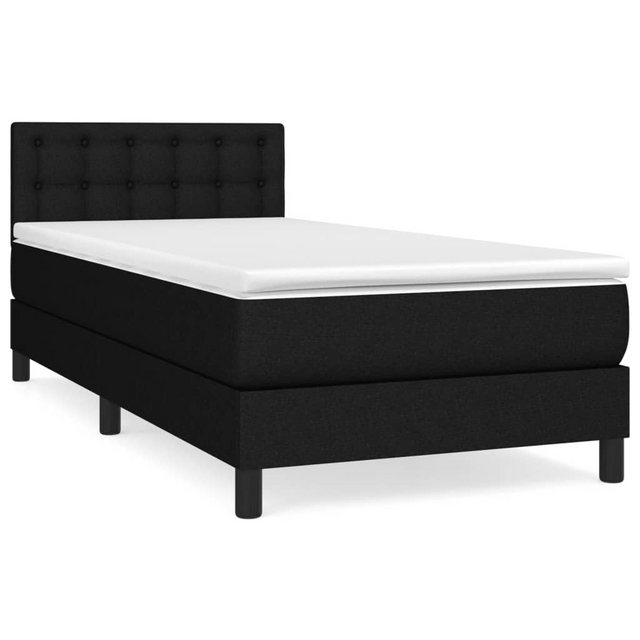 vidaXL Boxspringbett Bett Boxspringbett mit Matratze und LED Stoff (90 x 20 günstig online kaufen