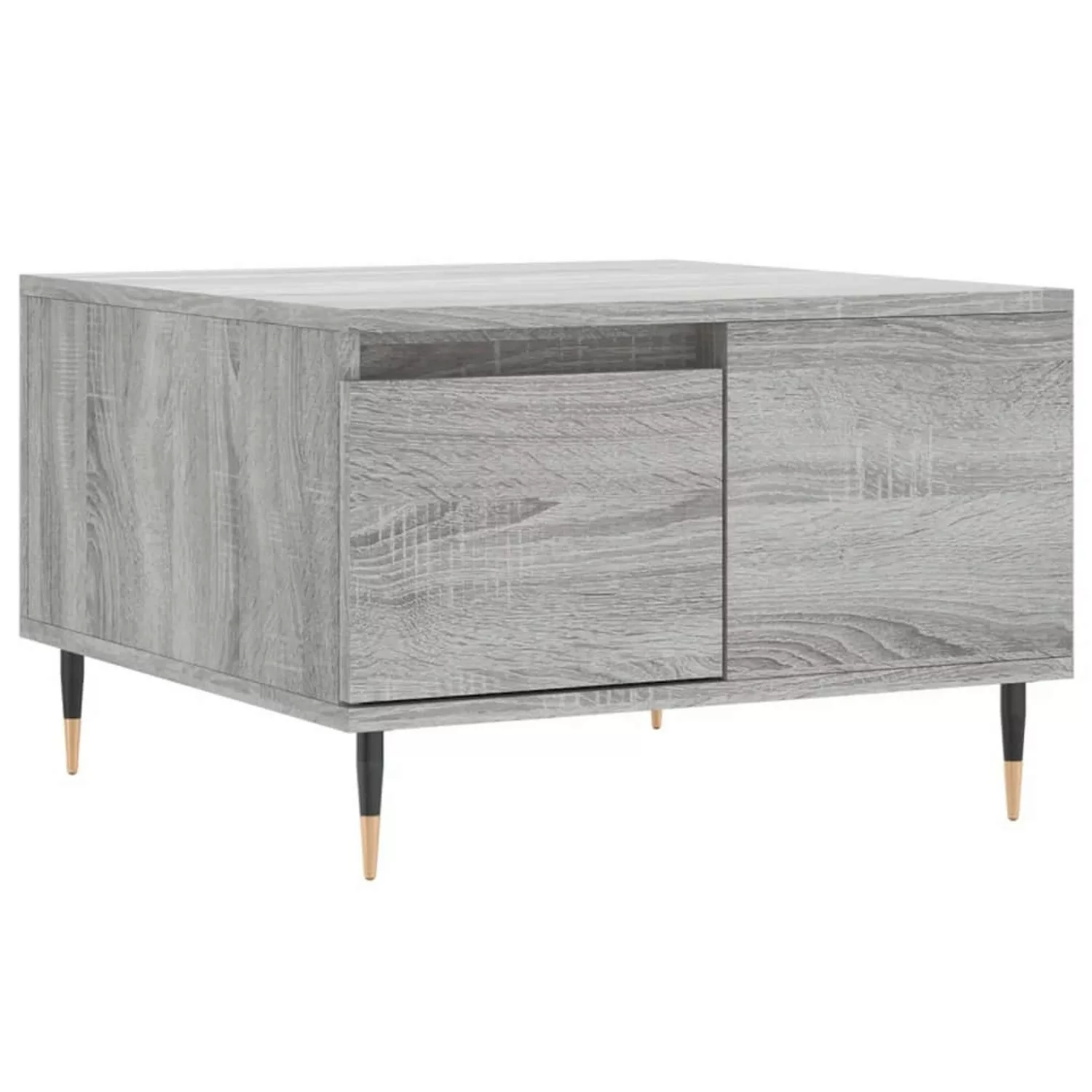 vidaXL Couchtisch Grau Sonoma 55x55x36,5 cm Holzwerkstoff Modell 3 günstig online kaufen