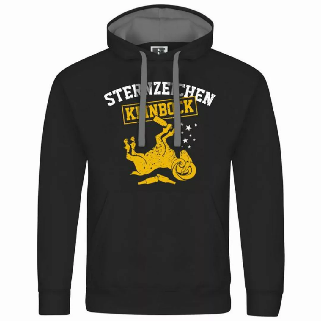 deinshirt Kapuzenpullover Herren Kapuzenpullover Sternzeichen KEIN BOCK Mit günstig online kaufen