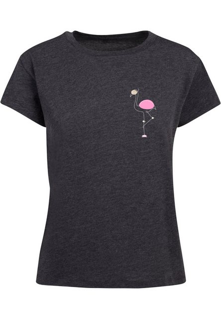 Merchcode T-Shirt "Merchcode Damen Ladies Flamingo Box Tee" günstig online kaufen