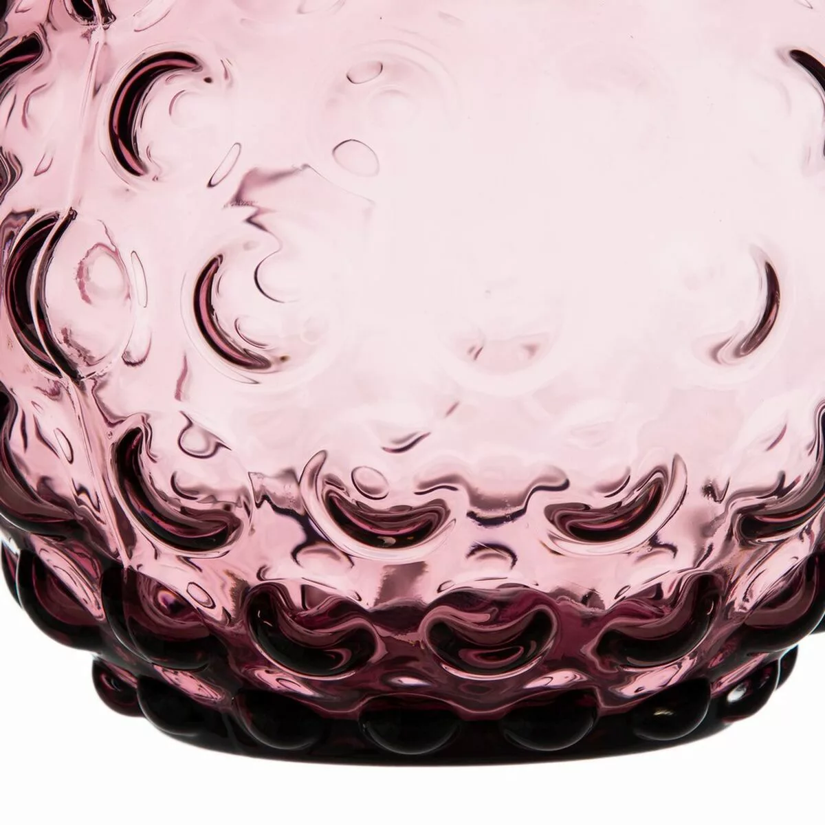 Vase Glas Violett 20 X 20 X 27 Cm günstig online kaufen