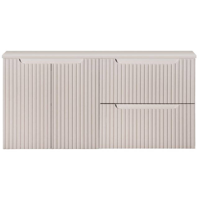 Lomadox Waschbeckenschrank NEWPORT-56-CASHMERE Waschtischunterschrank 120cm günstig online kaufen