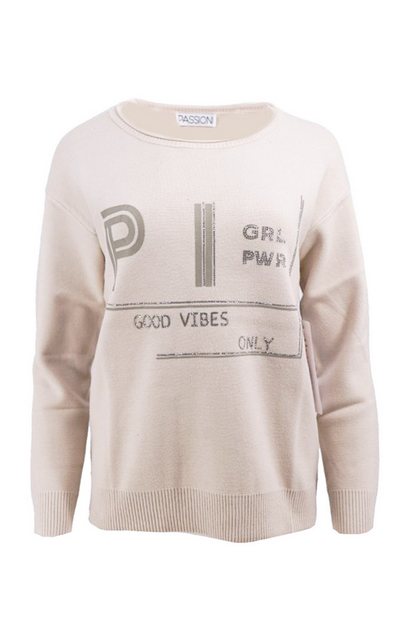 Passioni Strickpullover mit der Aufschrift „Good Vibes Only“ und „Girl Powe günstig online kaufen