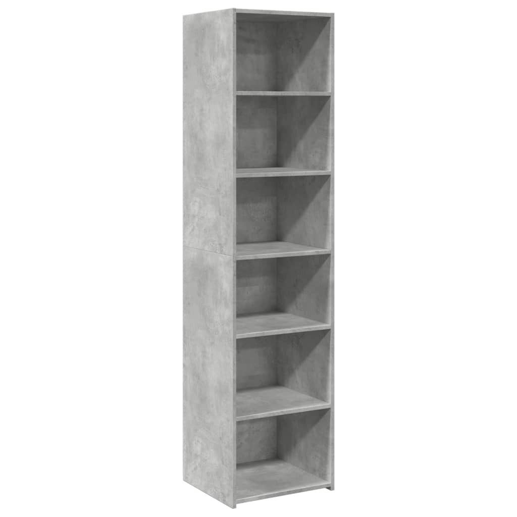 vidaXL Highboard Highboard Betongrau 45x41x185 cm günstig online kaufen