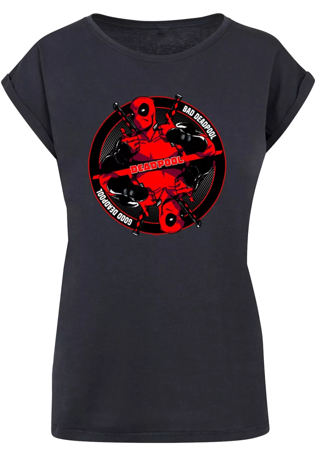 ABSOLUTE CULT T-Shirt "ABSOLUTE CULT Damen Ladies Deadpool - Good Bad T-Shi günstig online kaufen