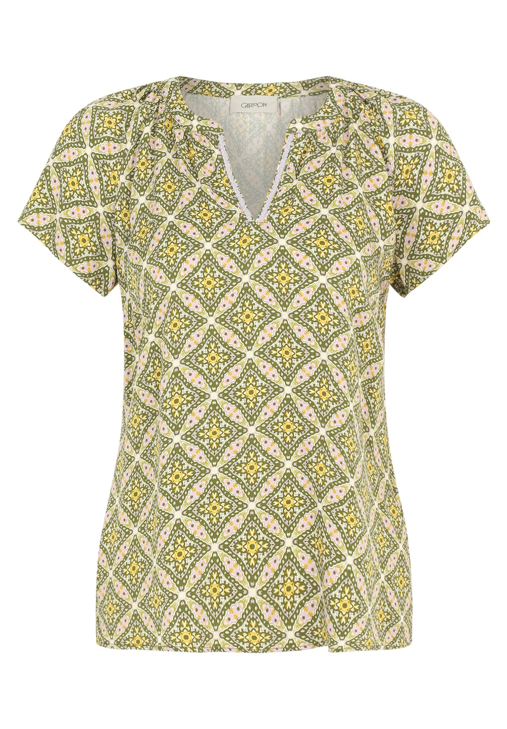 Cartoon Shirtbluse "Cartoon Damen Blusenshirt mit Muster" günstig online kaufen