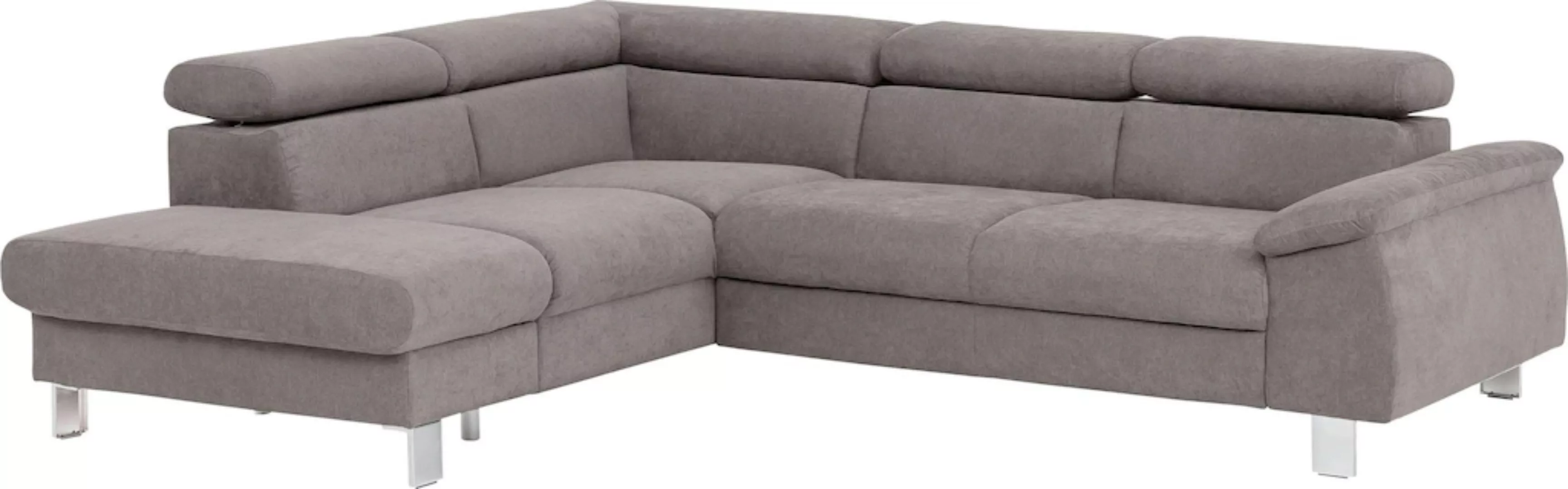 COTTA Ecksofa "Komaris L-Form", inklusive Kopf- bzw. Rückenverstellung, wah günstig online kaufen