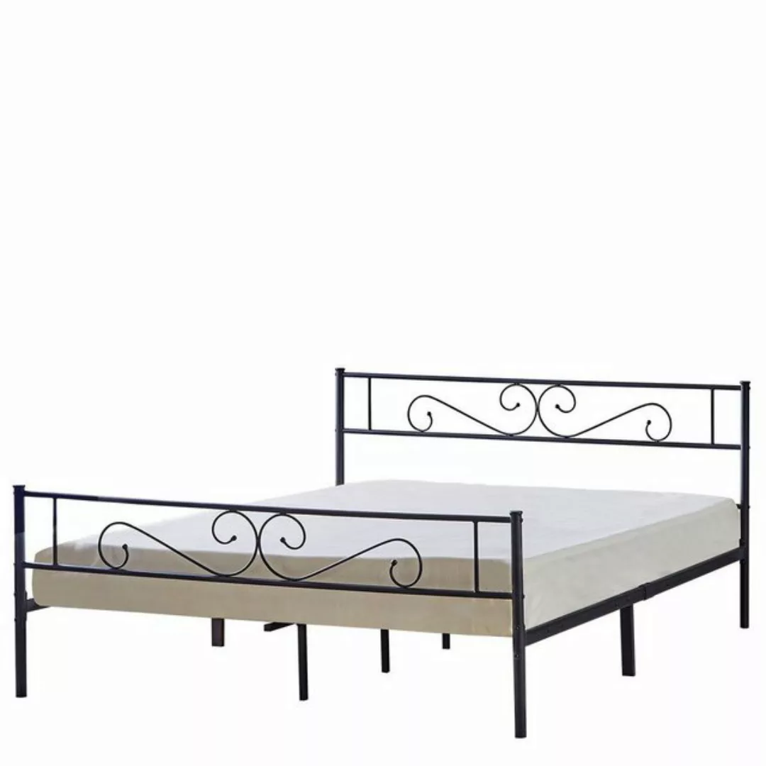 MIRJAN24 Metallbett Muz-0601, Klassisch Schlafzimmer Doppelbett mit Lattenr günstig online kaufen