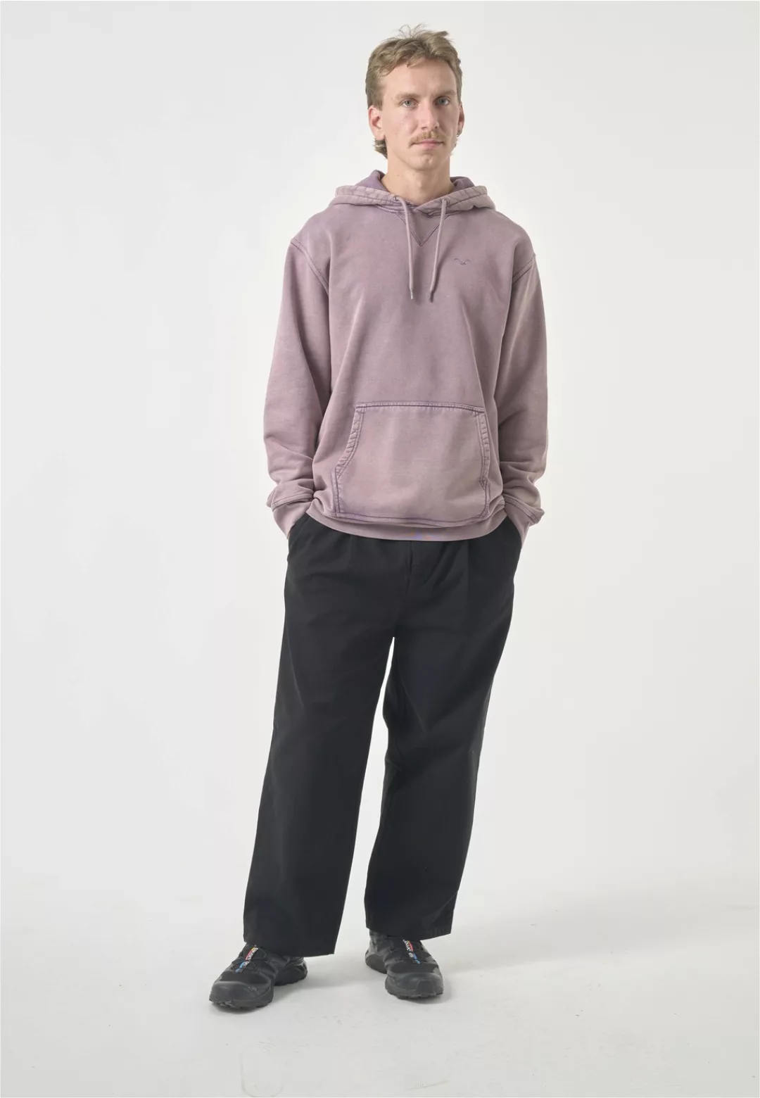 Cleptomanicx Kapuzensweatshirt "Boxy Hooded Ligull Washed", im lockeren Sch günstig online kaufen