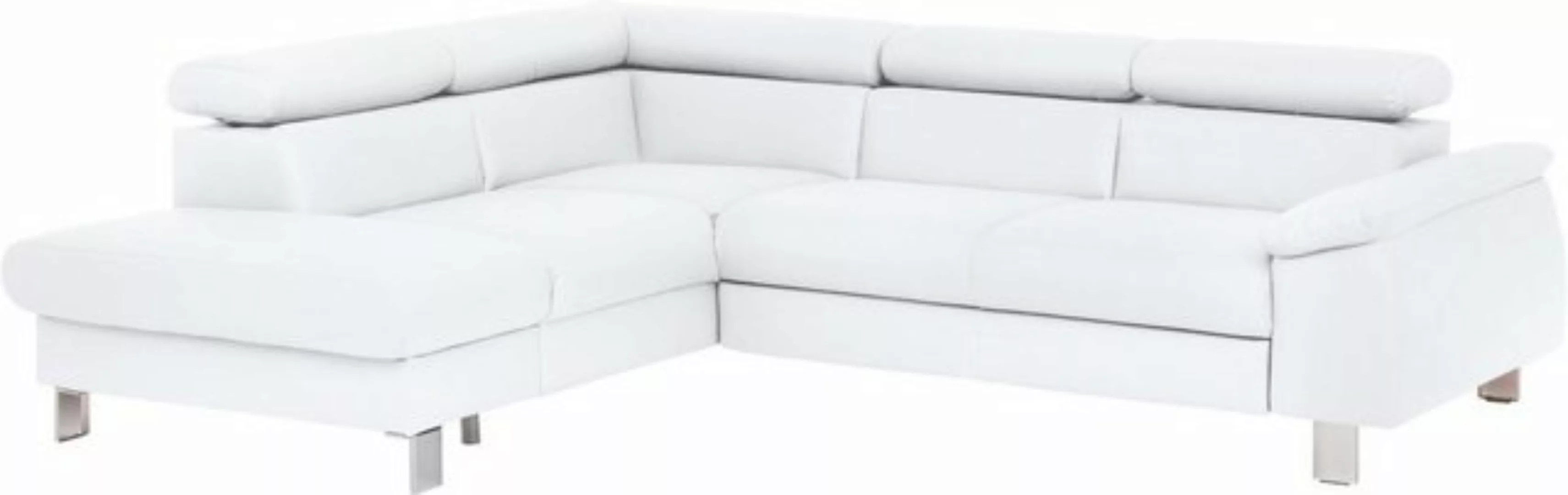 COTTA Ecksofa "Komaris L-Form", inklusive Kopf- bzw. Rückenverstellung, wah günstig online kaufen